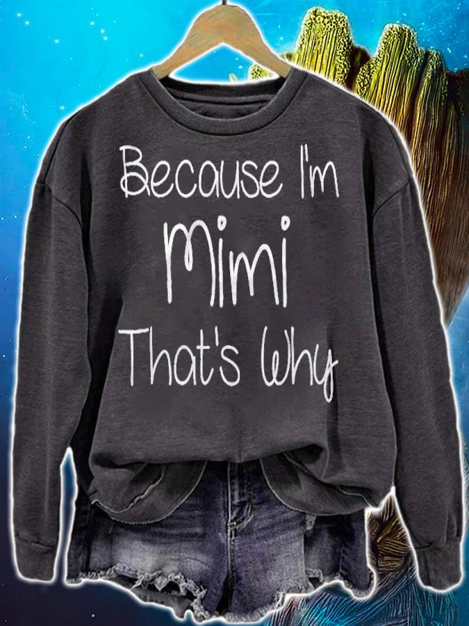 Mimi Funny Personalized Birthday Women Name Gift Idea Shirt sweatshirt