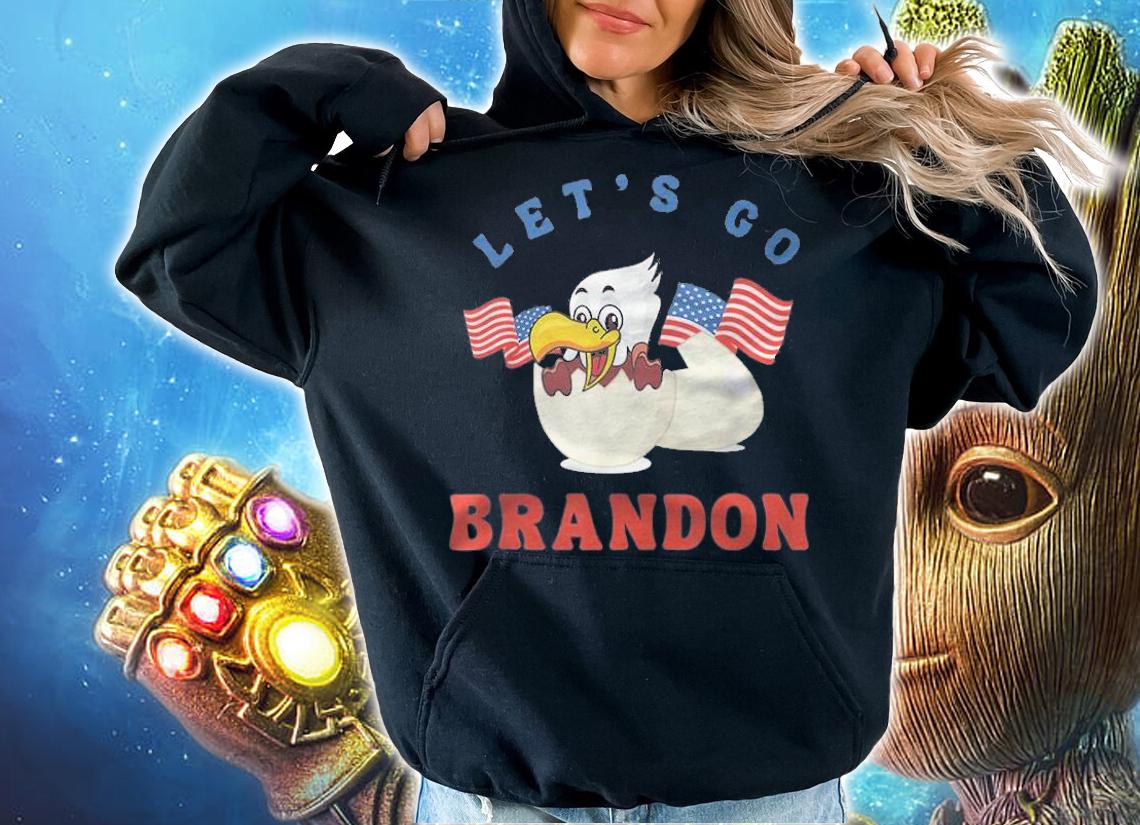 Official lets Go Brandon With Eagle In Egg T-Shirt hoodie