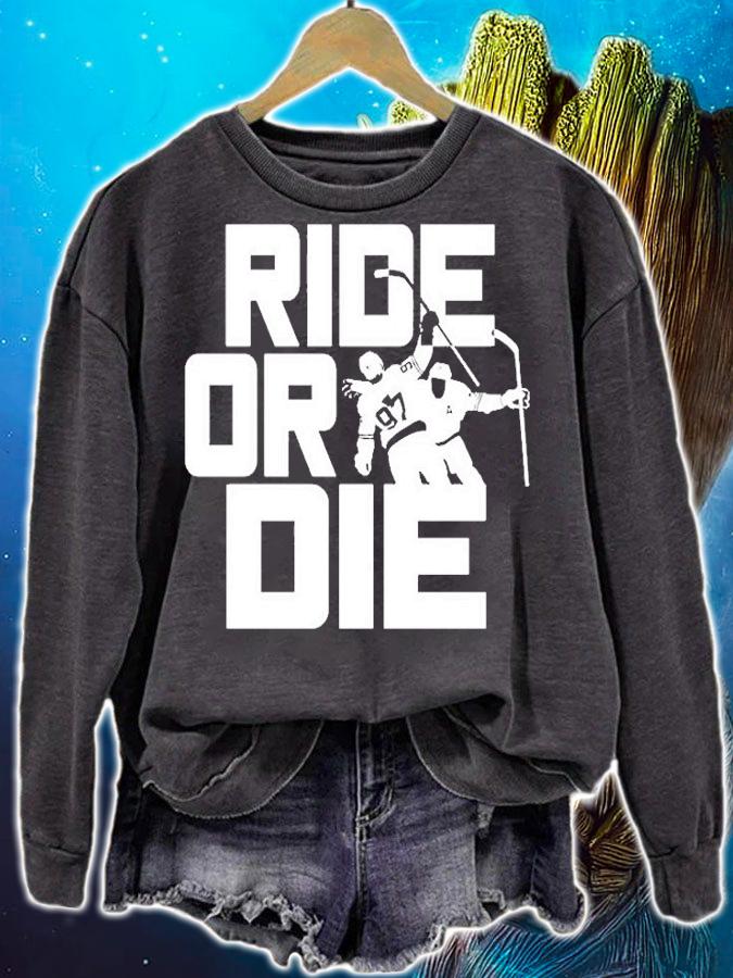 Oilers Nation Nation Gear Ride Of Die T-Shirt sweatshirt