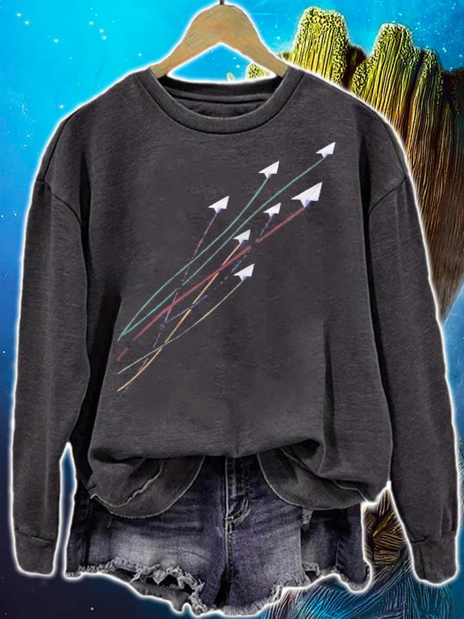 Paper Airplane Flying Colorful Paper Plane Master Origami Shirt sweatshirt