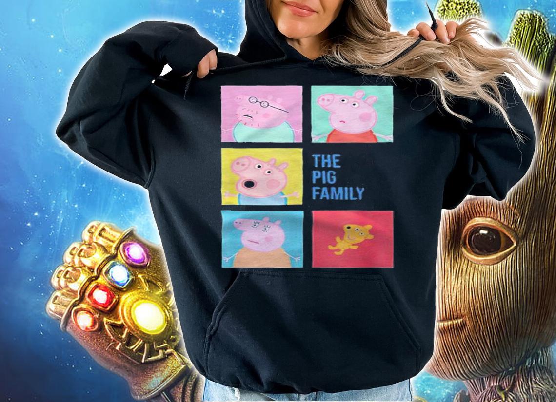 Peppa pig the pig family T-shirt hoodie