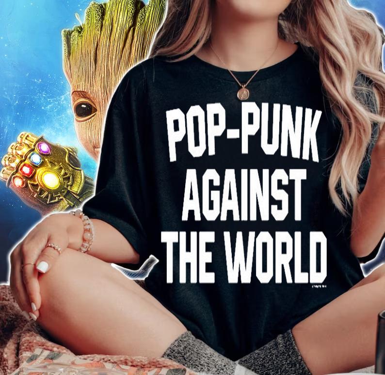 Pop-Punk Against The World T-Shirt woman shirt