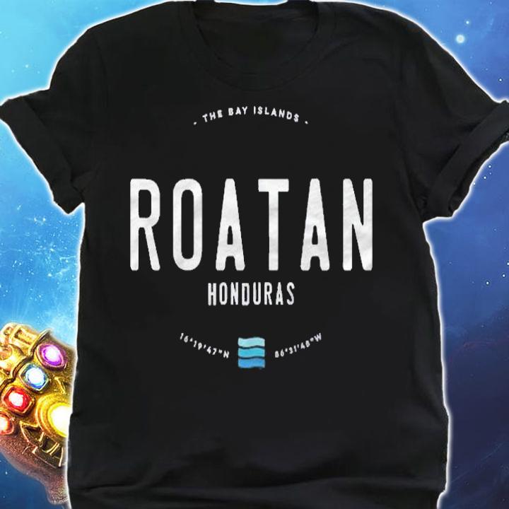 Roatan Honduras Beach Waves The Bay Island Shirt shirt