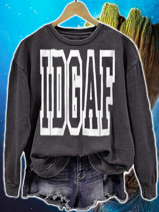 Sadie Crowell Idgaf T-shirt sweatshirt