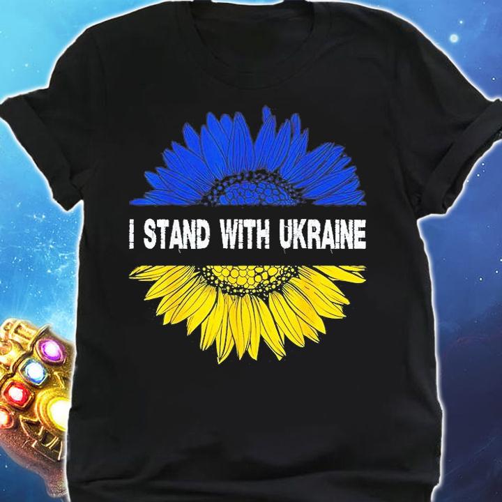 Sunflower I Stand With Ukraine t-shirt shirt