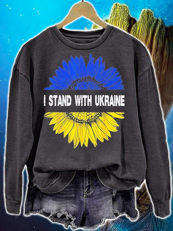 Sunflower I Stand With Ukraine t-shirt sweatshirt