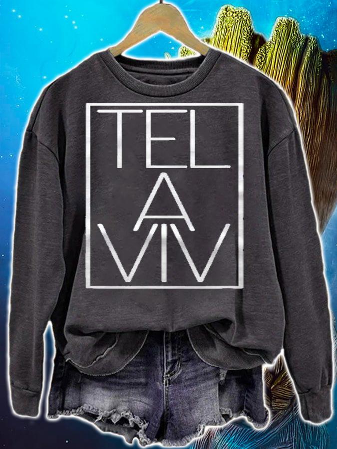 Tel Aviv Jaffa Israel Bauhaus Style Traveler Nightlife Gift Shirt sweatshirt