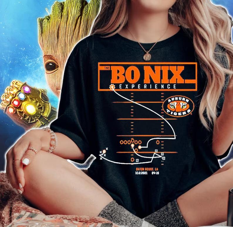 The Bo Nix The Experience Auburn Tigers t-shirt woman shirt