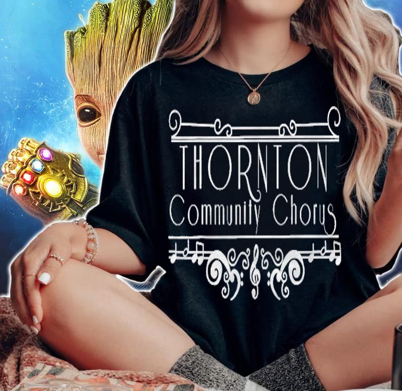 Thornton Community Chorus Flourish Music Shirt woman shirt