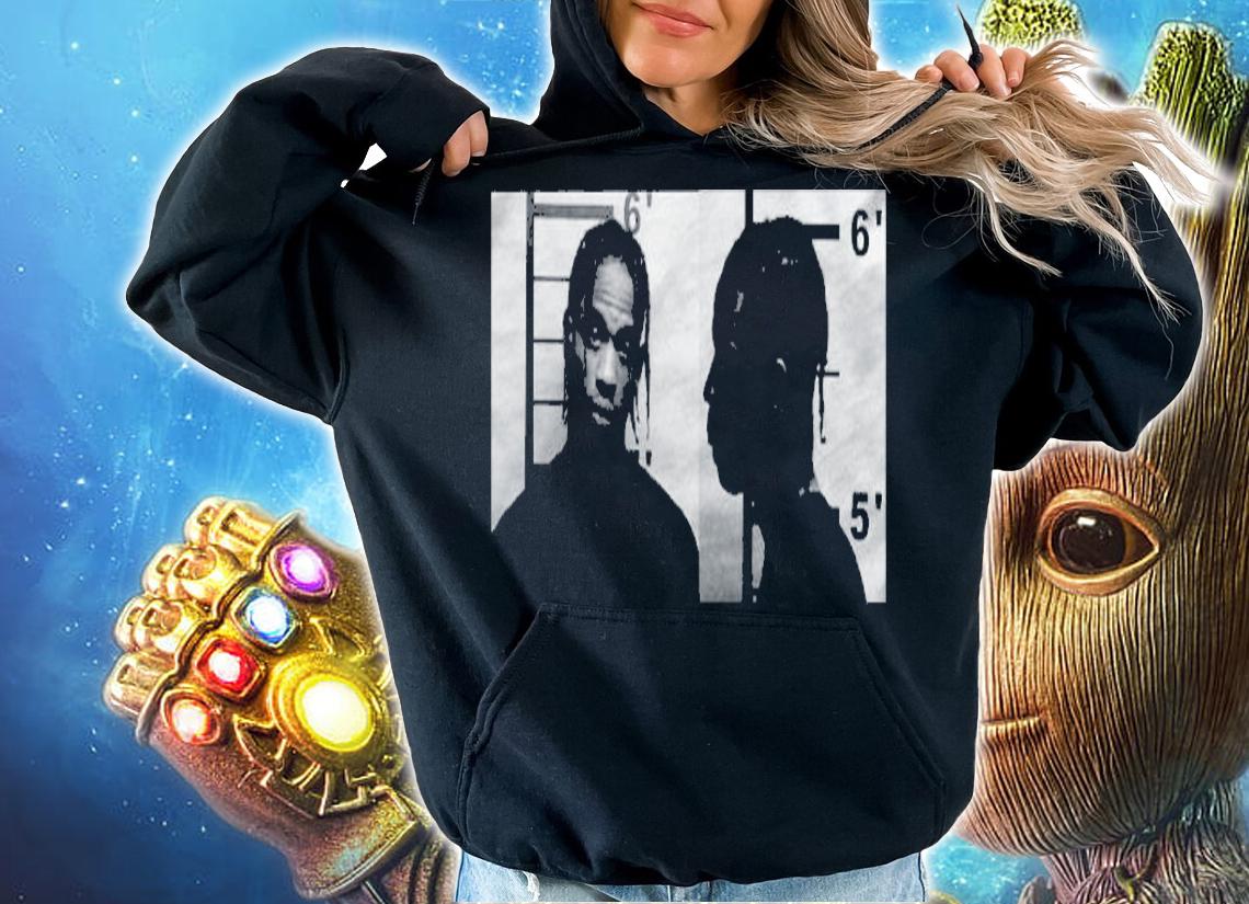 Travis Scott Mugshot Rap Fans Shirt hoodie