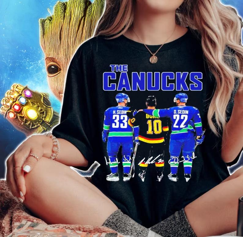 Vancouver Canucks The Canucks Signatures t-shirt woman shirt