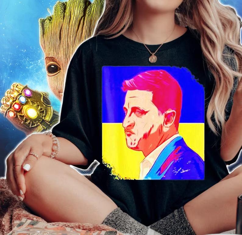 Volodymyr Zelensky Ukrainian President T-Shirt woman shirt