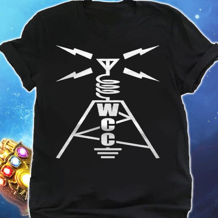 Wcc Big Logo Wasteland Communication Corporation Shirt shirt