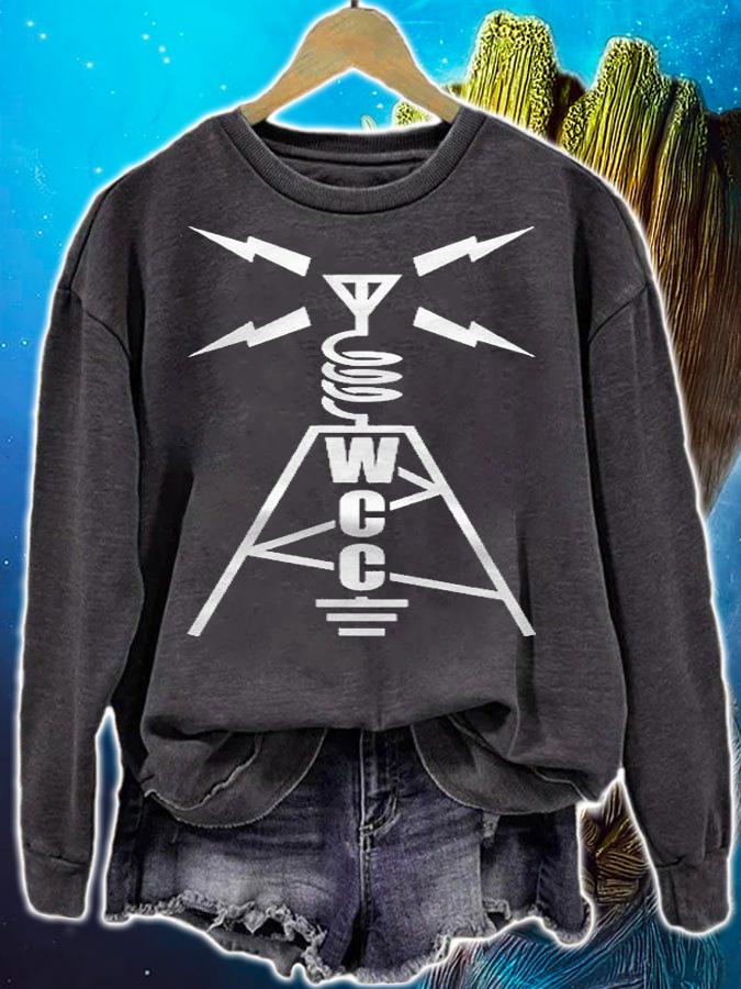 Wcc Big Logo Wasteland Communication Corporation Shirt sweatshirt