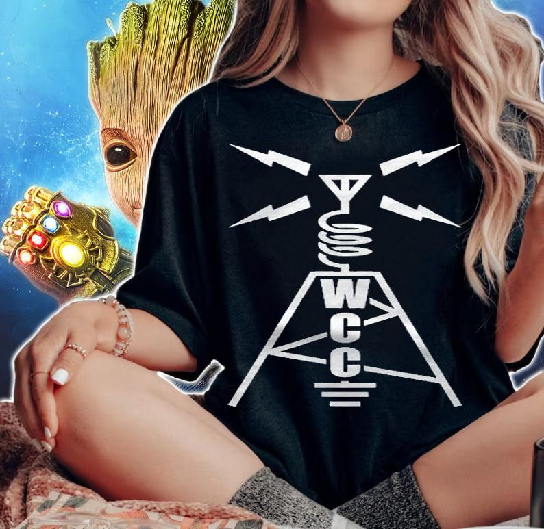 Wcc Big Logo Wasteland Communication Corporation Shirt woman shirt