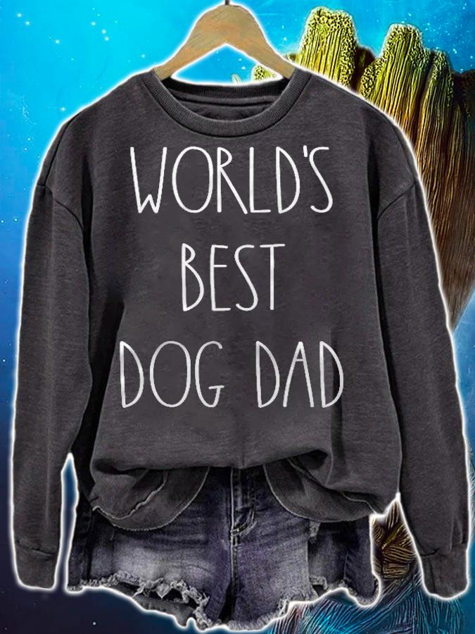 Worlds Best Dog Dad Rae Dunn Style Shirt Dog Dad T-shirt sweatshirt