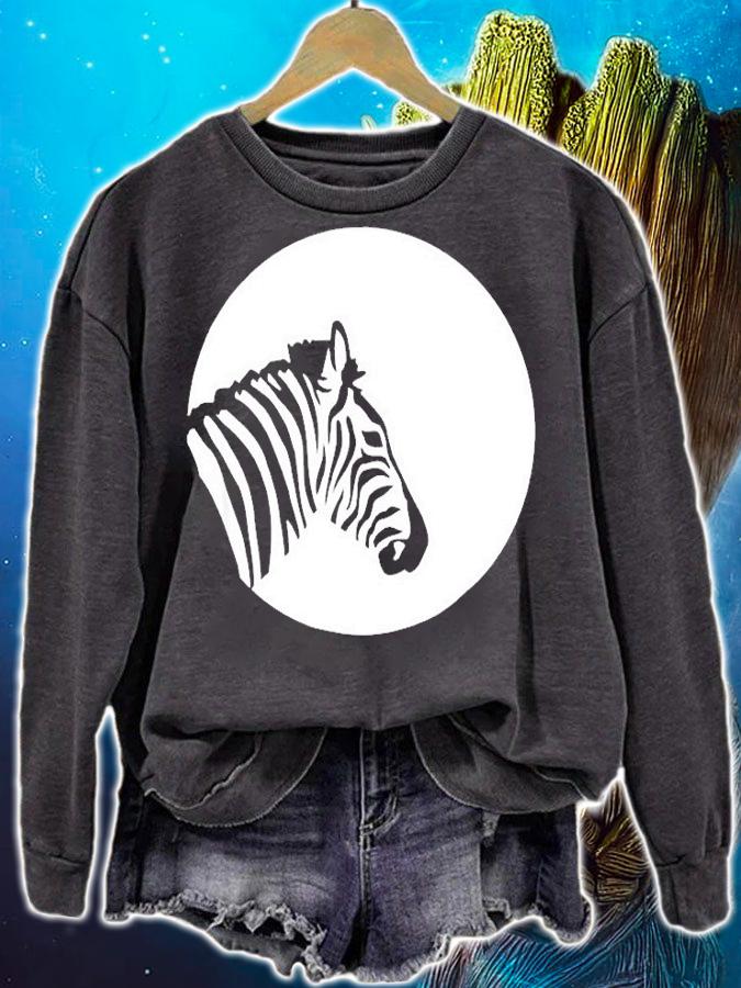 Zebra Moon T-Shirt sweatshirt