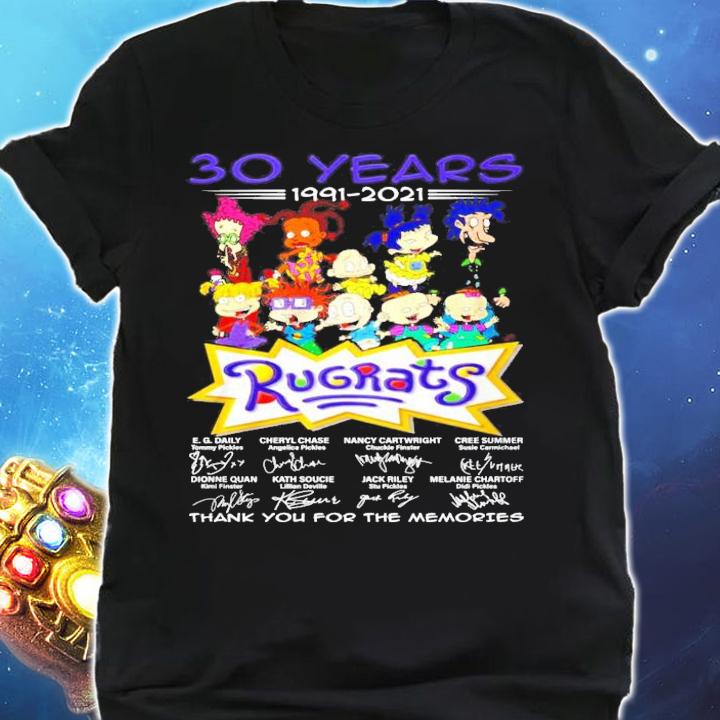 30 years 1991-2021 Rugrats signatures t-shirt shirt