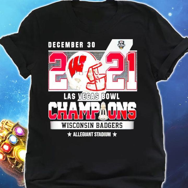 December 30 2021 Las Vegas Bowl Champions Wisconsin Badgers Shirt shirt