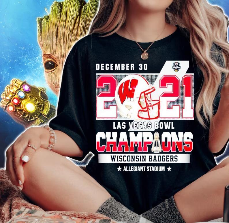 December 30 2021 Las Vegas Bowl Champions Wisconsin Badgers Shirt woman shirt