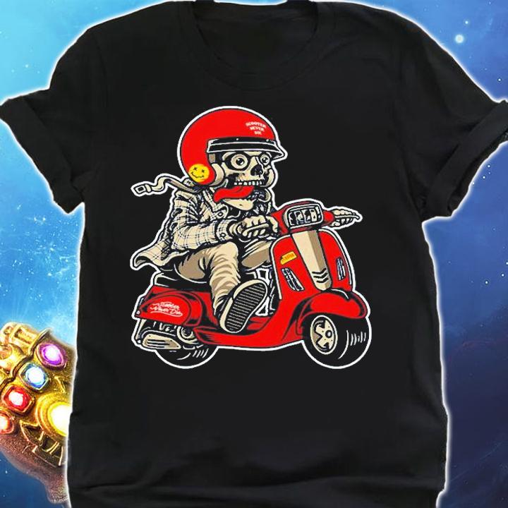 etro Skull With Scooter T-Shirt shirt