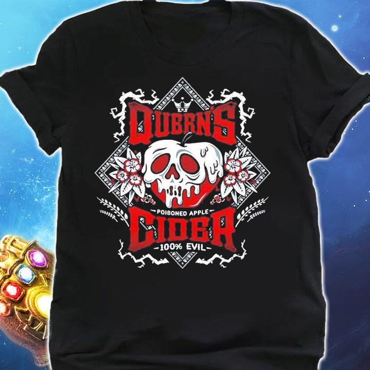 Evil Queen Cider Poisoned Apple Goth Witch T-Shirt shirt