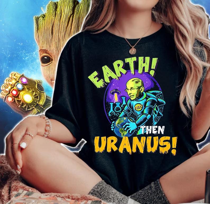 Fauci Uranus Alien UFO Outer Space Conservative Anti Fauci T-Shirt woman shirt