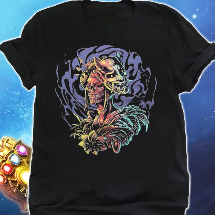 Geisha Oni Skull Shirt shirt