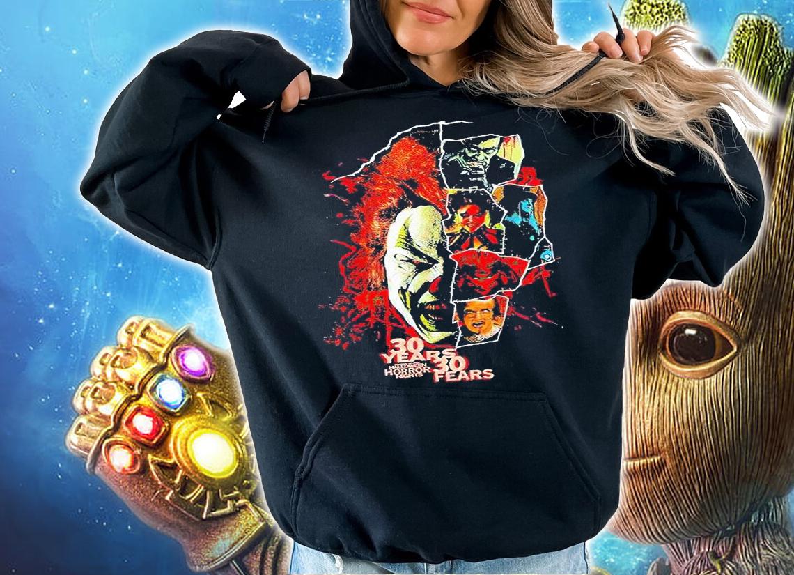 Halloween Horror Nights 30 Years 30 Fears t-shirt hoodie