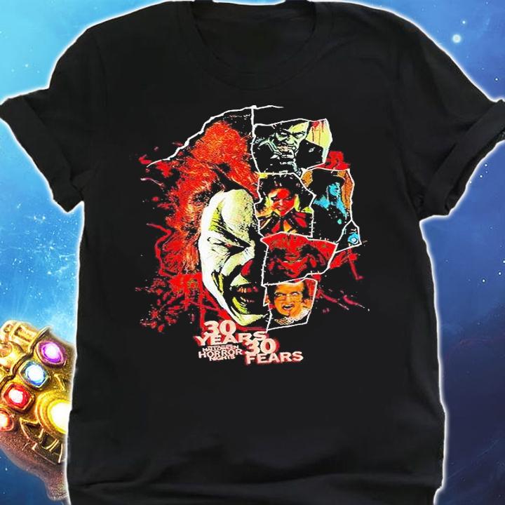 Halloween Horror Nights 30 Years 30 Fears t-shirt shirt