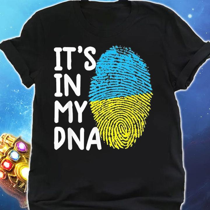 It's In My DNA Ukraine Ukrainian Ukraine Flag T-Shirt shirt