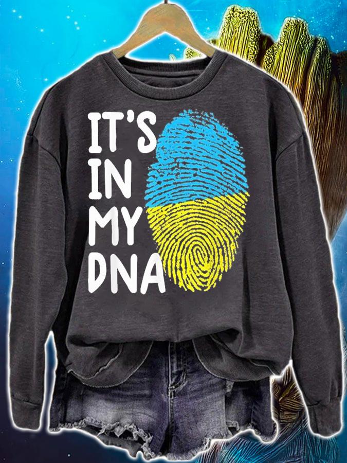 It's In My DNA Ukraine Ukrainian Ukraine Flag T-Shirt sweatshirt