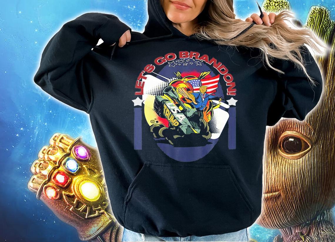 Let's Go Brandon Trump 2024 Pro American Flag Anti Biden Pro Trump T-Shirt hoodie