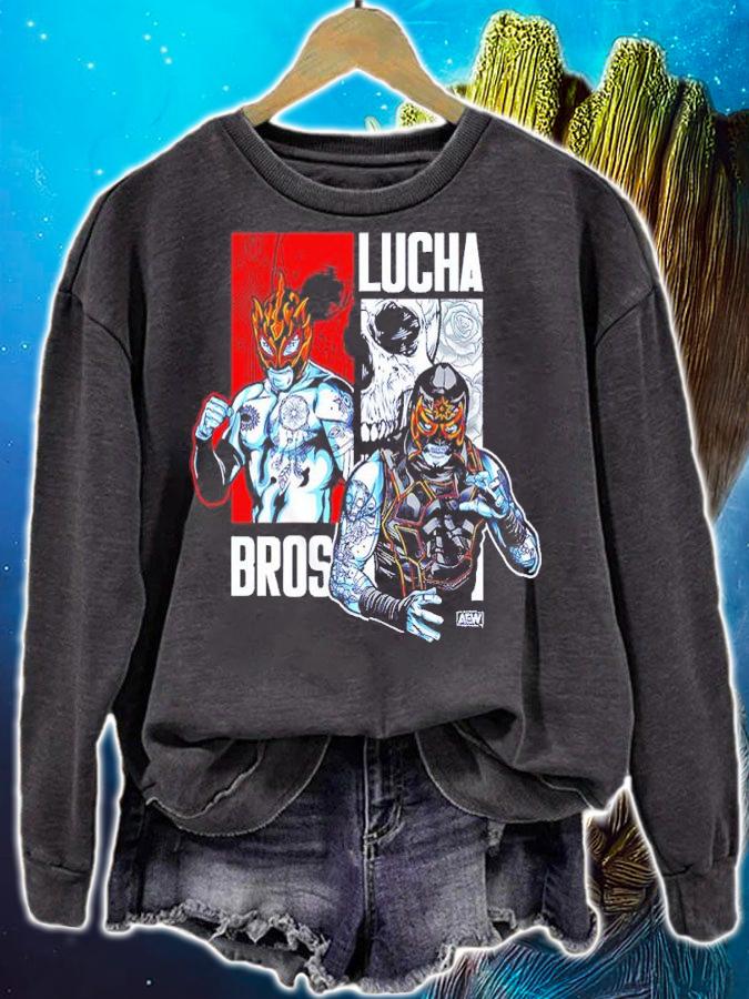 Lucha Bros Brothers shirt sweatshirt