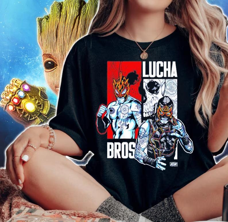 Lucha Bros Brothers shirt woman shirt