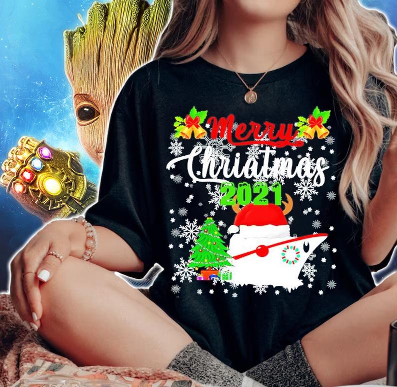 Merry Christmas 2021 Boat shirt woman shirt