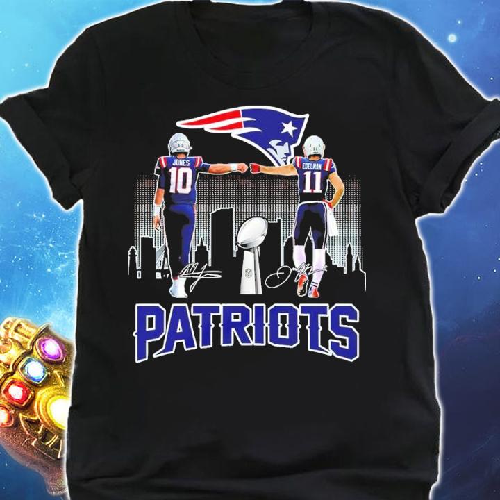 New England Patriots Mac Jones And Julian Edelman Signatures Shirt shirt