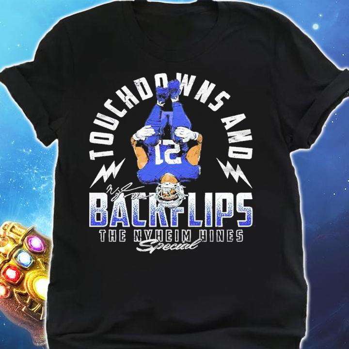 Nyheim Hines Backflip Indianapolis Football Shirt shirt