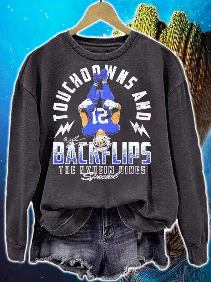 Nyheim Hines Backflip Indianapolis Football Shirt sweatshirt