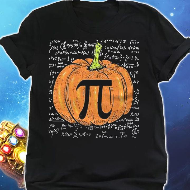 Pumpkin Pi Math For A Pumpkin Pi Math Teacher Halloween Shirt shirt