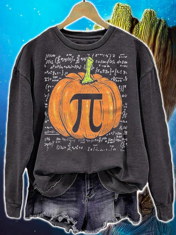 Pumpkin Pi Math For A Pumpkin Pi Math Teacher Halloween Shirt sweatshirt
