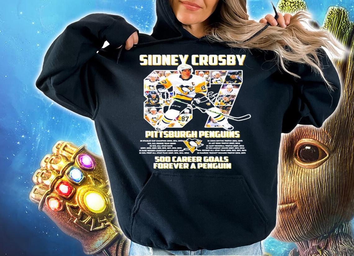 Sidney Crosby Pittsburgh Penguins signatures shirt hoodie