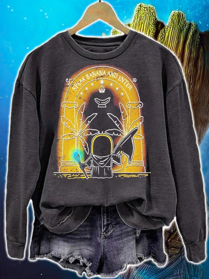 Speak Banana And Enter The Lord Of The Rings T-Shirt sweatshirt