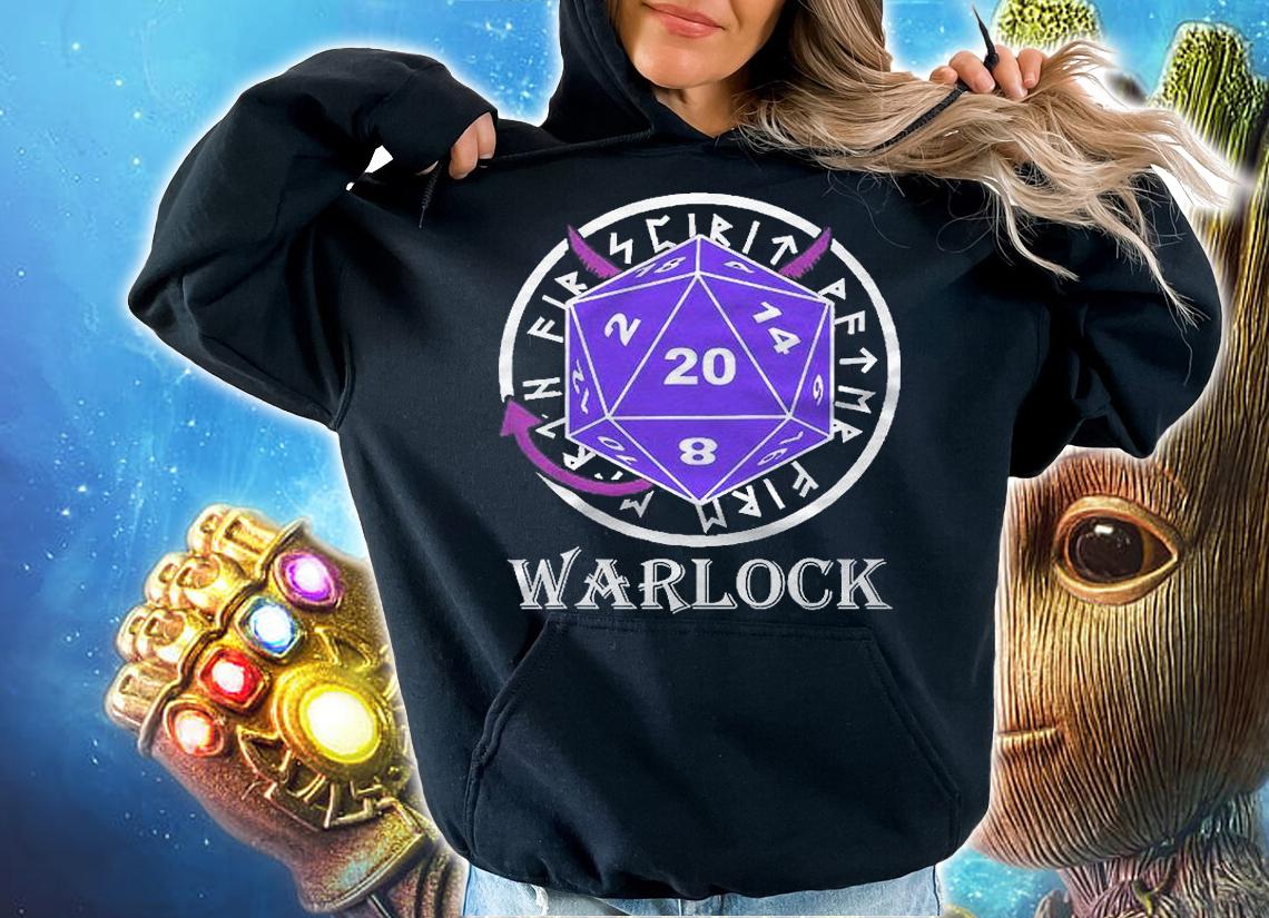 Tabletop Rpg Roleplay Gaming  Dungeons & Dragons Warlock Shirt hoodie