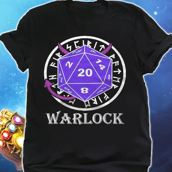 Tabletop Rpg Roleplay Gaming  Dungeons & Dragons Warlock Shirt shirt