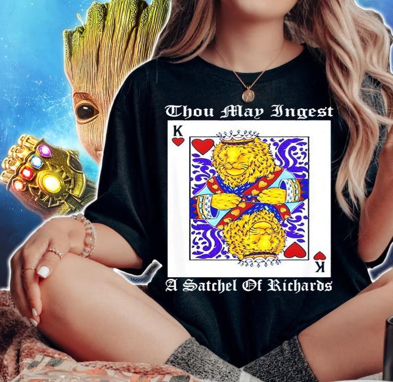 Thou May Ingest A Satchel Of Richards Card Games T-Shirt woman shirt