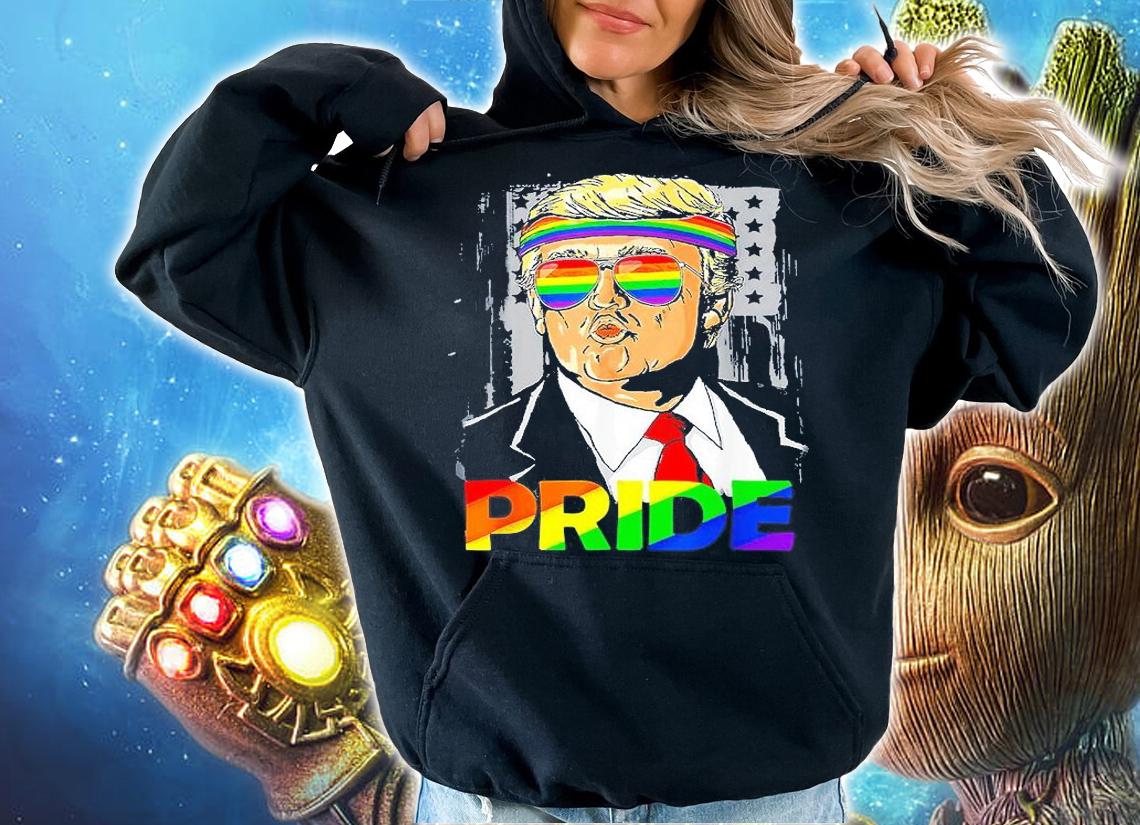 Trump LGBT Gay Pride Month Lesbian Bisexual Transgender T-Shirt hoodie
