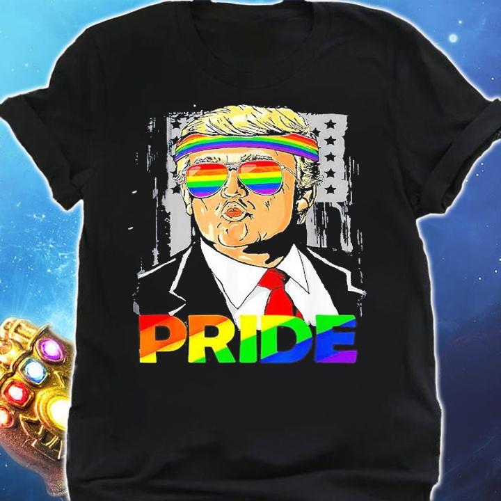 Trump LGBT Gay Pride Month Lesbian Bisexual Transgender T-Shirt shirt
