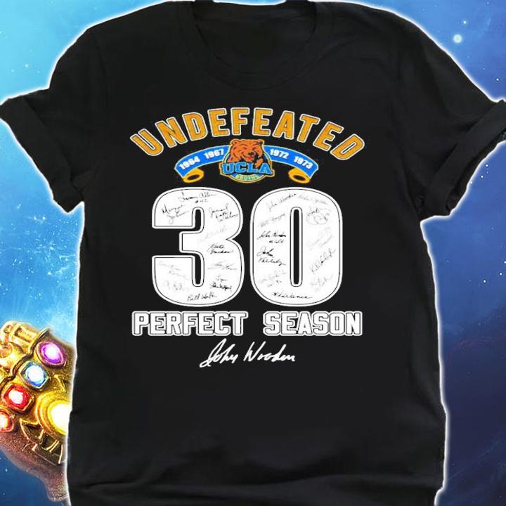 UCLA Bruins 30 undefeated perfect season signature shirt t-shirt shirt