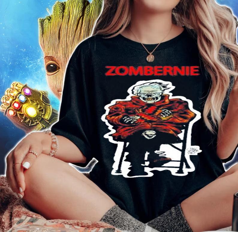 Zombernie Bernie Sanders Halloween t-shirt woman shirt